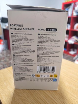 Altavoz Karaoke Wesdar con Micrófonos