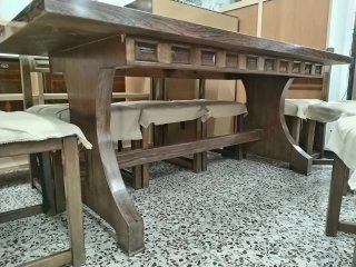 Conjunto de Comedor Estilo Colonial