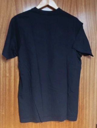 Camiseta Negra Pull&Bear Lowrider Talla XS