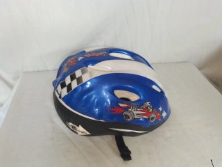 Casco Infantil Azul y Blanco
