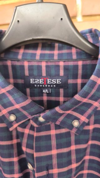Camisa Manga Larga Ese O Ese Cuadros