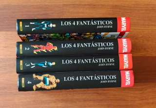Marvel Héroes 4 Fantásticos completa. John Byrne.