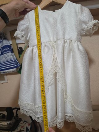 Vestido de arras artesanal 3 años