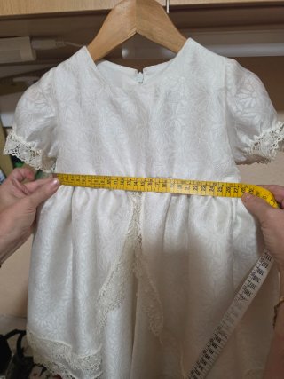 Vestido de arras artesanal 3 años