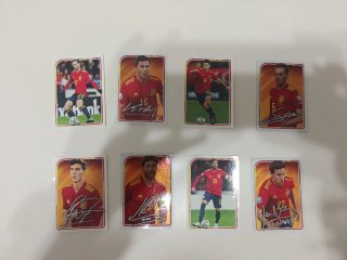 Lote 7 cromos Selección Española Eurocopa 2020