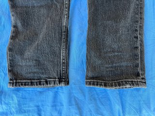 Pantalones vaqueros rotos gris oscuro para hombre