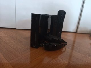 Consola Nintendo Wii Negra Completa
