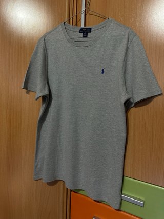Camiseta Polo Ralph Lauren Gris Talla Niño Xl