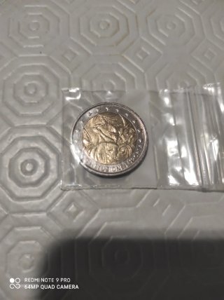 Moneda de 2 Euros Italia 2005