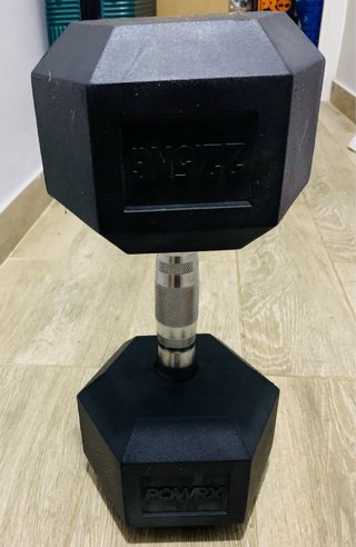 Mancuerna Hexagonal POWRX 22.5 kg