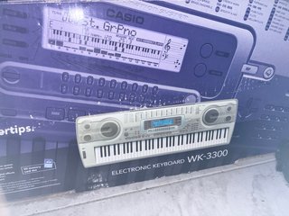 Órgano Casio WK-3300 con soporte
