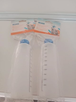 2 Botellas Medidoras 250ml Mascota