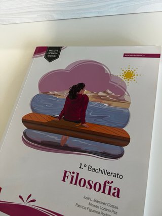 Libro Filosofía 1.º Bachillerato