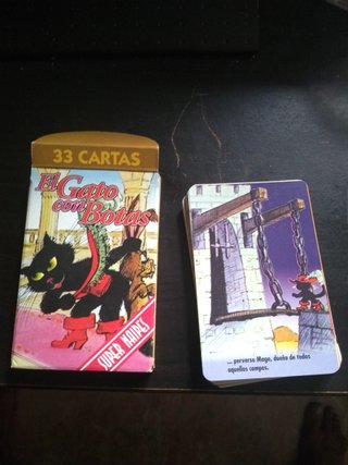 Juego de Cartas El Gato con Botas Super Naipes