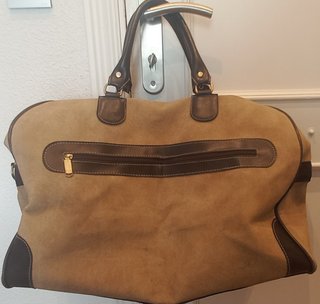 Bolsa de Viaje Ante y Piel