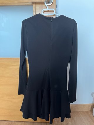 Vestido Mono Negro Zara Talla M
