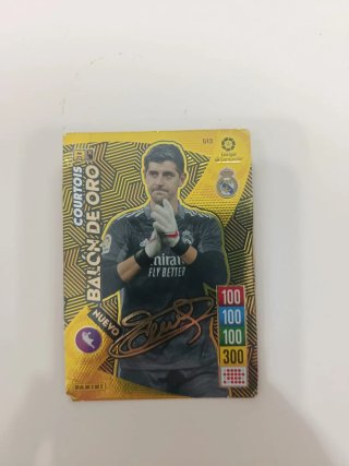 Cromo Courtois Balón de Oro firmado  2021-2022