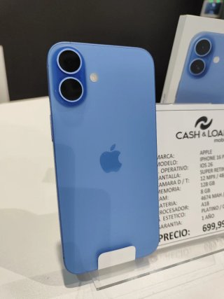 iPhone 16 Plus 128GB 0 ciclos