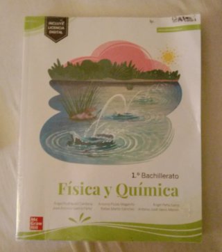 Libro de física y química de bachillerato.