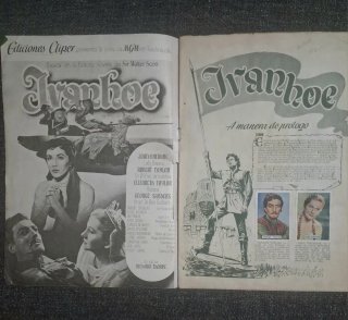Álbum de cromos película Ivanhoe