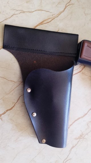 Pistola de Juguete Antigua con Funda tal cual como