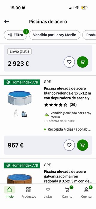 Piscina desmontable chapa dura 3 metros diametro