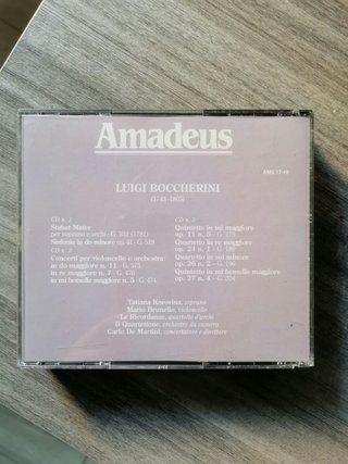 CD Luigi Boccherini - Amadeus