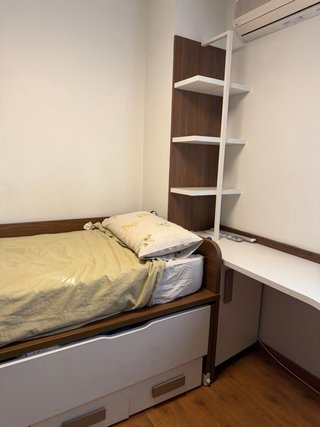 Cama juvenil con nido y escritorio