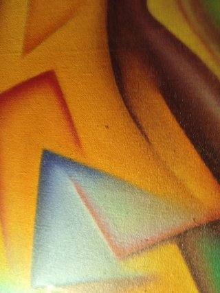 Cuadro abstracto multicolor