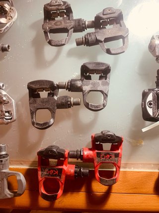 Lote de 9 pedales automáticos para bicicleta