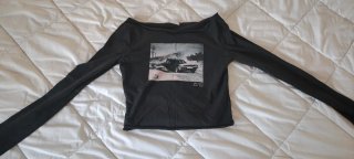 Camiseta manga larga con estampado