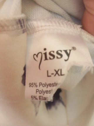 Ocasión Traje de Tres Piezas Estampado Blanco y