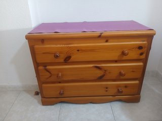 Cómoda de Madera Rústica