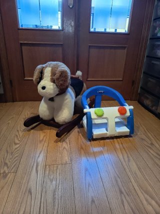 Balancín de Peluche y Asiento de Baño