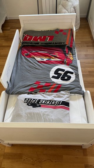 Cama infantil Cars con barrera