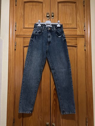 Vaqueros Mom Fit Zara mujer