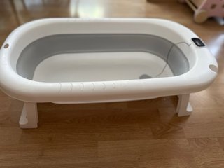 Bañera Plegable para Bebé con Cojín