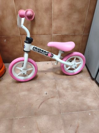 Bicicleta sin pedales Chicco Pink Comet