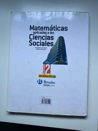 Matemáticas aplicadas a las ciencias sociales 2...