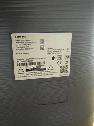 Samsung Smart TV 32 Negra