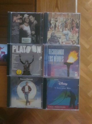 Lote de 6 CDs de Bandas Sonoras 6€ cada uno