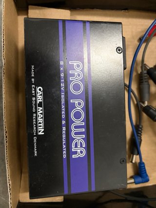Carl Martin Pro Power 8x 9-12V Fuente
