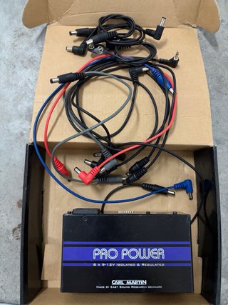 Carl Martin Pro Power 8x 9-12V Fuente