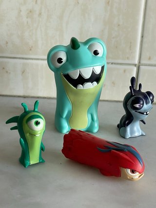 Slugterra Burpy Stinky Bluster Doc Figures Jakks