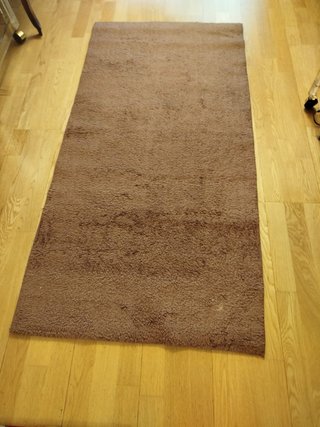 Alfombra Pie de Cama Marrón