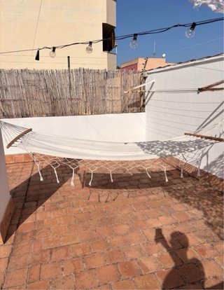 Hamaca de Tela Beige