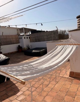 Hamaca de Tela Beige