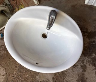 Conjunto de baño 3 piezas blanco.