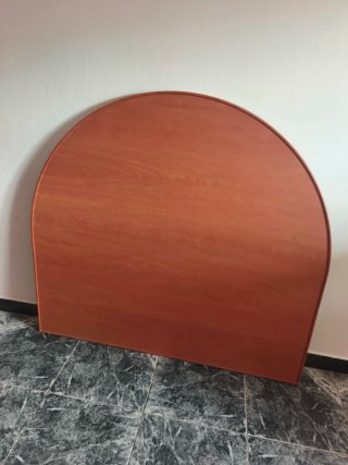 Espejo de Pared Arco Semicircular Madera