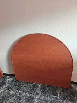 Espejo de Pared Arco Semicircular Madera